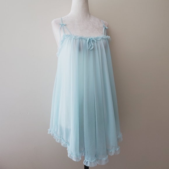 Betsey Johnson Other - Betsey Johnson Tricot Ruffle Hem Slip Dress